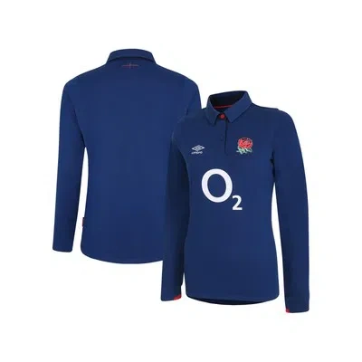 UMBRO ENGLAND RUGBY ALTERNATE CLASSIC LONG SLEEVE JERSEY 2020/21 UMBRO NAVY WOMENS