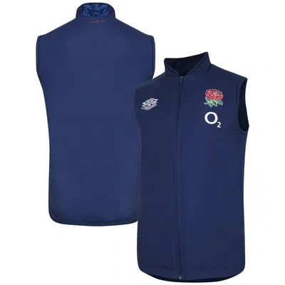 UMBRO ENGLAND RUGBY SPORT TRAINING PADDED SLEEVELESS GILET TOP - UMBRO- MENS