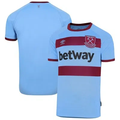 UMBRO UMBRO WEST HAM UNITED AWAY SPORTS FOOTBALL JERSEY 20-21 - SHORT SLEEVE