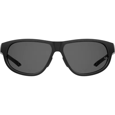 UNDER ARMOUR UNDER ARMOUR 59MM GRADIENT POLARIZED RECTANGULAR SUNGLASSES