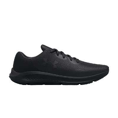 UNDER ARMOUR CHARGED PURSUIT 3 4E WIDE 'TRIPLE BLACK'