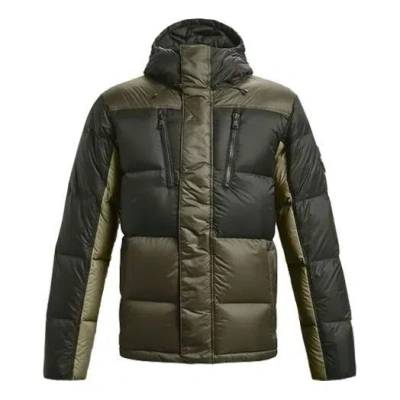 UNDER ARMOUR Under Armour ColdGear Infrared Down Blocked Jacket 'Black Olive'