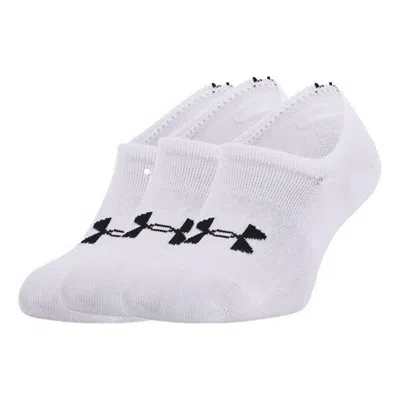 UNDER ARMOUR UNDER ARMOUR CORE ULTRA LO 3-PACK SOCKS 'WHITE'