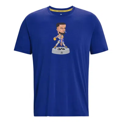 UNDER ARMOUR Under Armour Curry Bobble Head Basketball T-shirt 'Royal Blue'