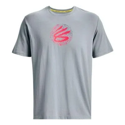 UNDER ARMOUR Under Armour Curry Mothers Day Logo T-shirt 'Grey Pink'