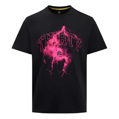 UNDER ARMOUR Under Armour Curry Tour Graphic T-shirt Asia Sizing 'Black Pink'