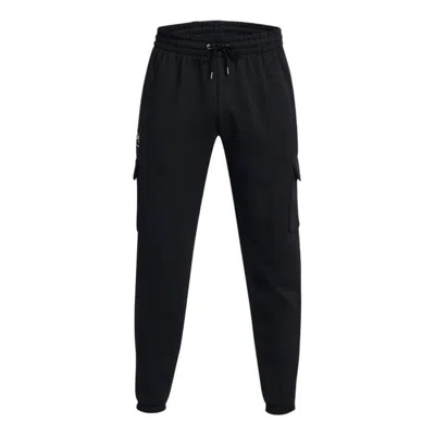 UNDER ARMOUR Under Armour Essential Fleece Cargo Pants 'Black'