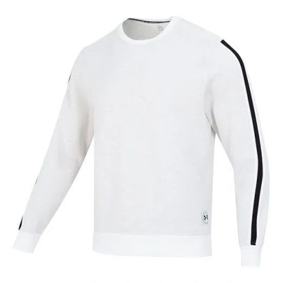 UNDER ARMOUR Under Armour Essential Fleece Heritage Crew Sweatshirt 'Onyx White'