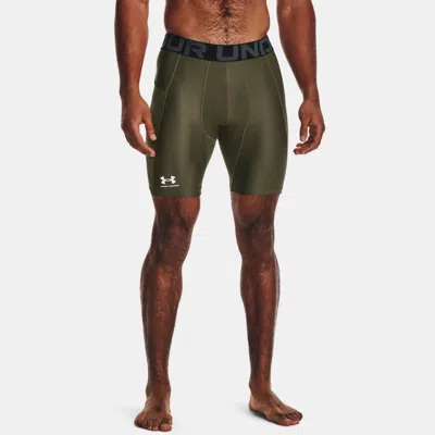UNDER ARMOUR SHORT DE COMPRESSION HEATGEAR® 15 CM POUR HOMME MARINE OD VERT