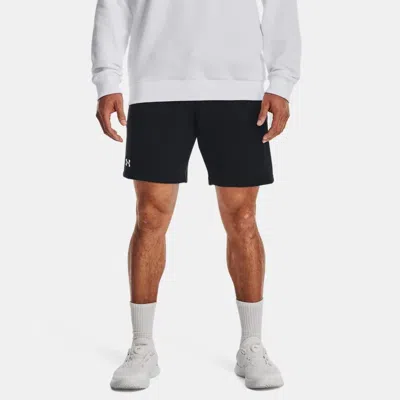 UNDER ARMOUR SHORT 25 CM UNDER ARMOUR RIVAL FLEECE POUR HOMME NOIR