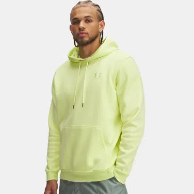 UNDER ARMOUR ICON FLEECE MEN'S HOODIE SONIC YELLOW