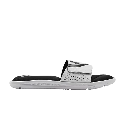 UNDER ARMOUR UNDER ARMOUR IGNITE 6 SLIDE GS 'WHITE BLACK'