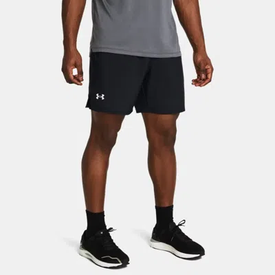 UNDER ARMOUR SHORT NON DOUBLÉ 18 CM UNDER ARMOUR LAUNCH POUR HOMME NOIR