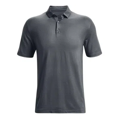 UNDER ARMOUR Under Armour Luxe Polo Shirts 'Grey'