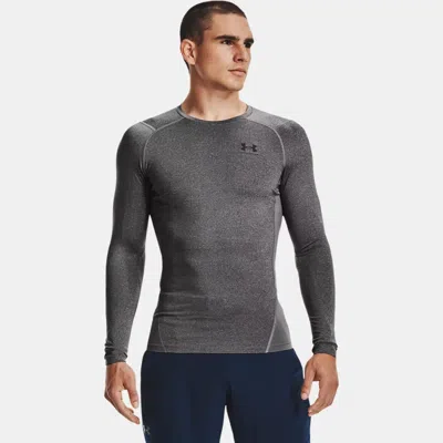 UNDER ARMOUR HEATGEAR® MEN'S COMPRESSION LONG SLEEVE CARBON HEATHER