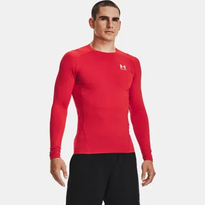UNDER ARMOUR HEATGEAR® MEN'S COMPRESSION LONG SLEEVE RED
