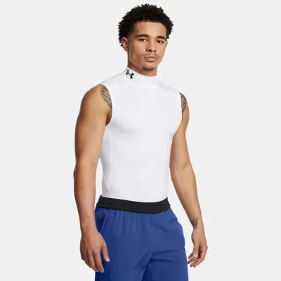 UNDER ARMOUR HEATGEAR® MOCK MEN'S SLEEVELESS WHITE