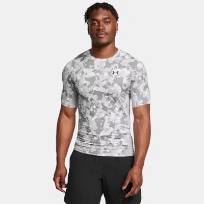 UNDER ARMOUR HEATGEAR® PRINTED MEN'S SHORT SLEEVE MOD GRAY