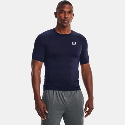 UNDER ARMOUR HEATGEAR® MEN'S COMPRESSION SHORT SLEEVE MIDNIGHT NAVY