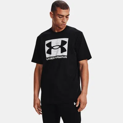 UNDER ARMOUR ABC CAMO BOXED LOGO MEN'S SHORT SLEEVE BLACK