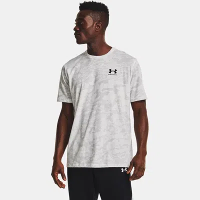 UNDER ARMOUR ABC CAMO MEN'S SHORT SLEEVE WHITE