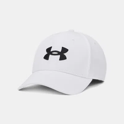 UNDER ARMOUR BLITZING LOW MEN'S STRETCH FIT CAP WHITE