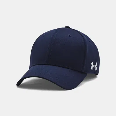 UNDER ARMOUR BLITZING LOW TEAM MEN'S STRETCH FIT CAP MIDNIGHT NAVY