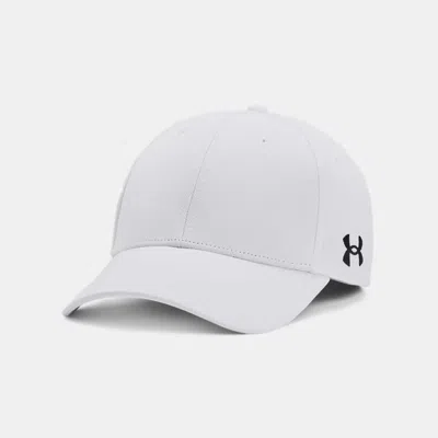 UNDER ARMOUR BLITZING LOW TEAM MEN'S STRETCH FIT CAP WHITE