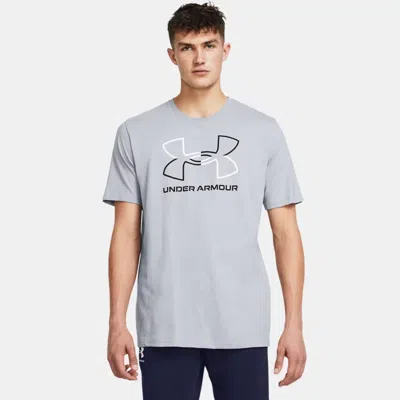 UNDER ARMOUR FOUNDATION MEN'S SHORT SLEEVE MOD GRAY MEDIUM HEATHER