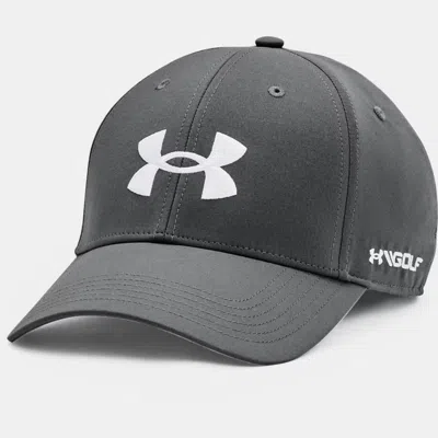 UNDER ARMOUR GOLF96 MEN'S HAT PITCH GRAY