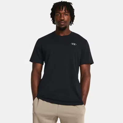 UNDER ARMOUR HEAVYWEIGHT LEFT CHEST PATCH MEN'S SHORT SLEEVE BLACK