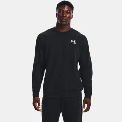 UNDER ARMOUR ICON FLEECE MEN'S CREW BLACK