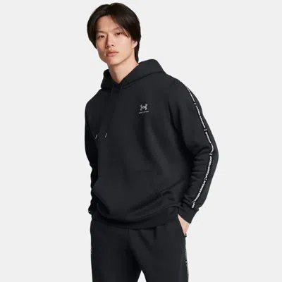 UNDER ARMOUR ICON FLEECE TAPING MEN'S HOODIE BLACK