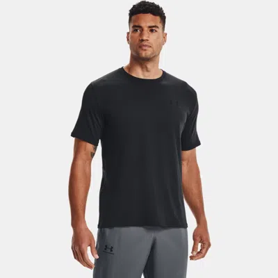 UNDER ARMOUR LEFT CHEST LOGO MEN'S SHORT SLEEVE BLACK