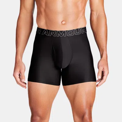 UNDER ARMOUR PERFORMANCE TECH™ MEN'S 6" 3-PACK BOXERJOCK® BLACK