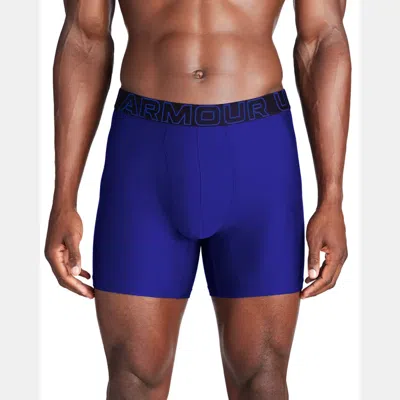 UNDER ARMOUR PERFORMANCE TECH™ MEN'S 6" 3-PACK BOXERJOCK® ROYAL