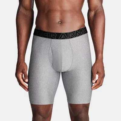 UNDER ARMOUR PERFORMANCE TECH™ MEN'S 9" 3-PACK BOXERJOCK® STEEL FULL HEATHER