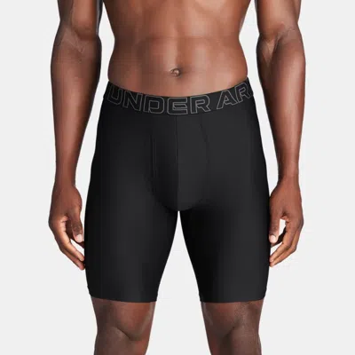 UNDER ARMOUR PERFORMANCE TECH™ MESH MEN'S 9" 3-PACK BOXERJOCK® BLACK