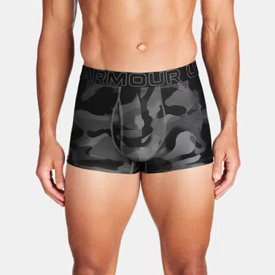 UNDER ARMOUR PERFORMANCE TECH™ PRINTED MEN'S 3" BOXERJOCK® BLACK