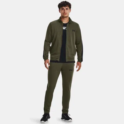 UNDER ARMOUR RIVAL KNIT MEN'S TRACKSUIT MARINE OD GREEN