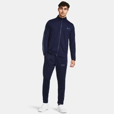 UNDER ARMOUR RIVAL KNIT MEN'S TRACKSUIT MIDNIGHT NAVY