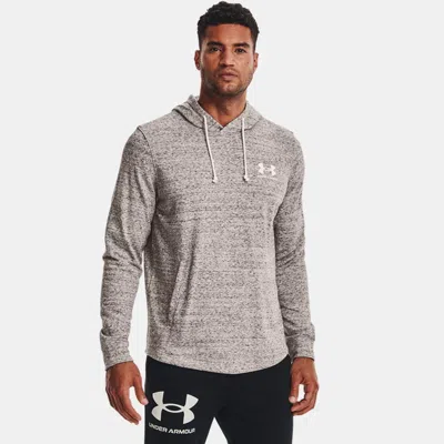 UNDER ARMOUR RIVAL TERRY MEN'S HOODIE ONYX WHITE