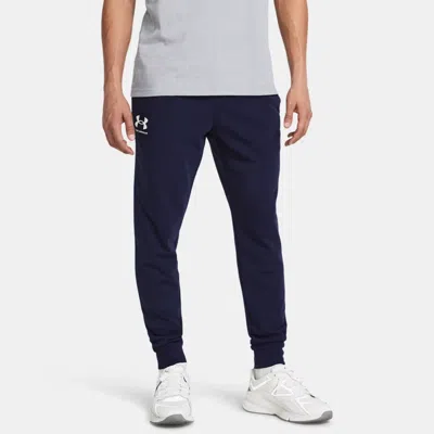 UNDER ARMOUR RIVAL TERRY MEN'S JOGGERS MIDNIGHT NAVY