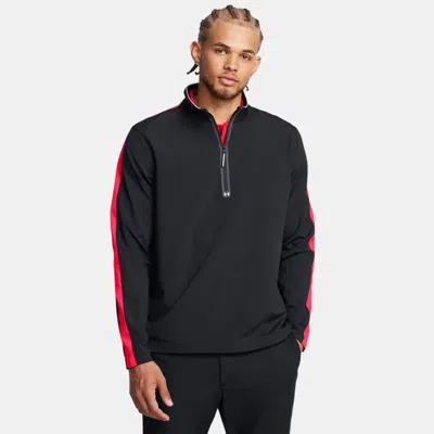 UNDER ARMOUR MEN'S  UNDER ARMOUR  STORM WINDSTRIKE ½ ZIP BLACK