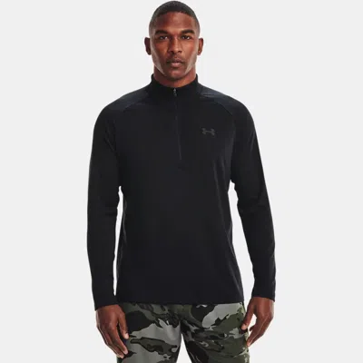 UNDER ARMOUR TECH™ MEN'S ½ ZIP LONG SLEEVE BLACK