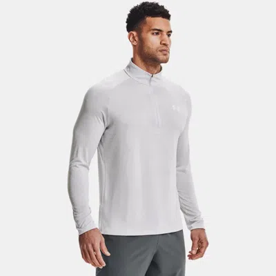UNDER ARMOUR TECH™ MEN'S ½ ZIP LONG SLEEVE HALO GRAY