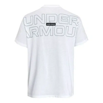 UNDER ARMOUR Under Armour Outline Heavyweight Short Sleeve T-shirt 'White'
