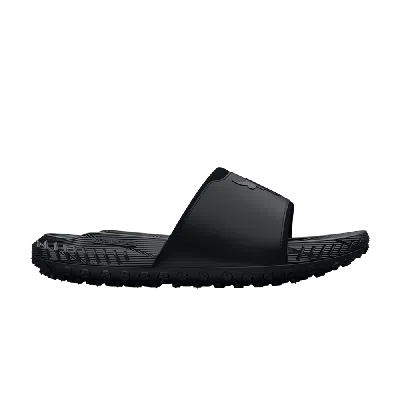 UNDER ARMOUR PROJECT ROCK 3 SLIDE 'BLACK PITCH GREY'