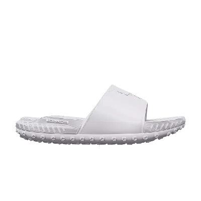 UNDER ARMOUR PROJECT ROCK 3 SLIDE 'WHITE HALO GREY'