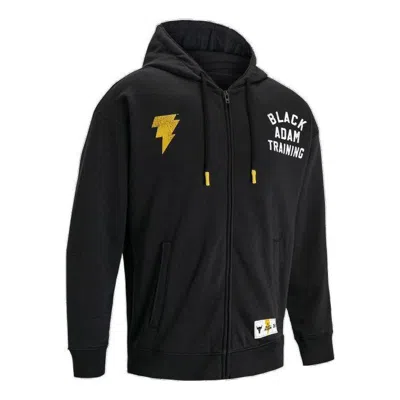 UNDER ARMOUR Under Armour Project Rock Black Adam Full Zip Rival Fleece Hoodie 'Black Yellow'